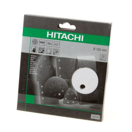 Schuurschijf d.150 k120 velcro wit (10 st)